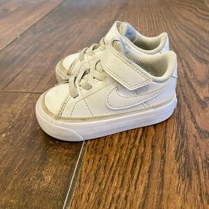 Toddler White Nike Court Legacy Sneakers